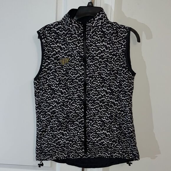 Peter Millar E4 Crown Wake Forest Demon Deacons Reversible Wind Vest Jacket S - Picture 6 of 10